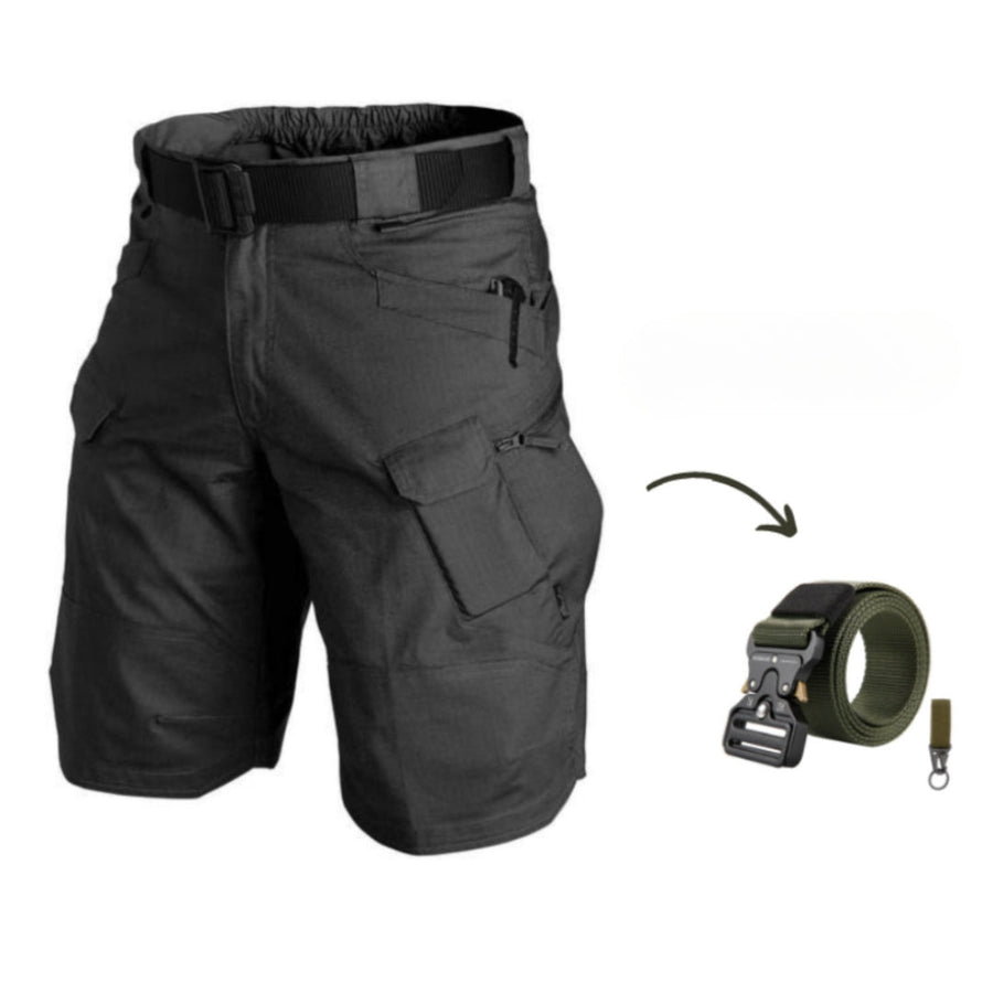 N&B DAMIAN™ | CARGOSHORTS MED 7 LOMMER OG GRATIS BELTE