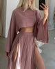 N&B SARA™ | CHIC SLIT TODELT SETT I LIN