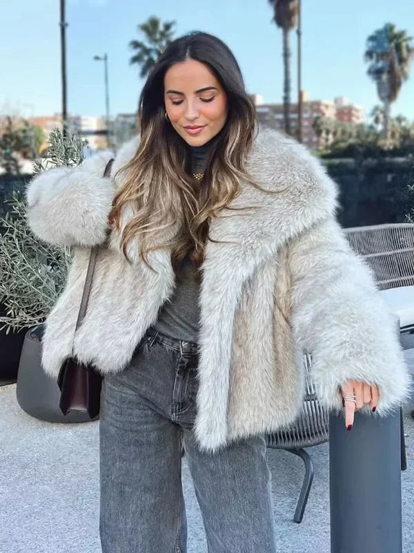 N&B FREYA™ | FAUX FUR JAKKE