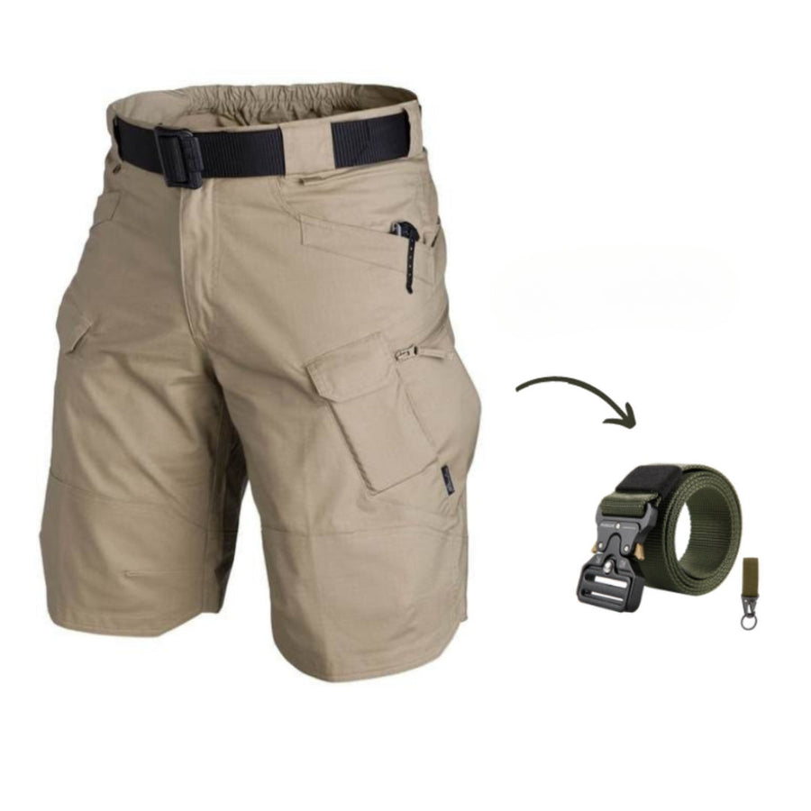 N&B DAMIAN™ | CARGOSHORTS MED 7 LOMMER OG GRATIS BELTE