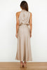 N&B™ Lydia™  | Lang kjole med halterneck