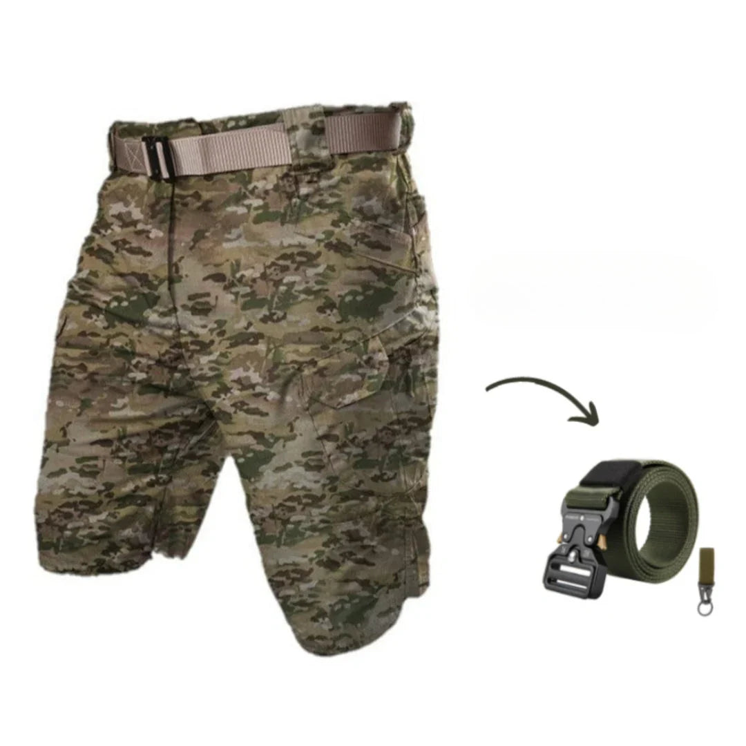 N&B DAMIAN™ | CARGOSHORTS MED 7 LOMMER OG GRATIS BELTE