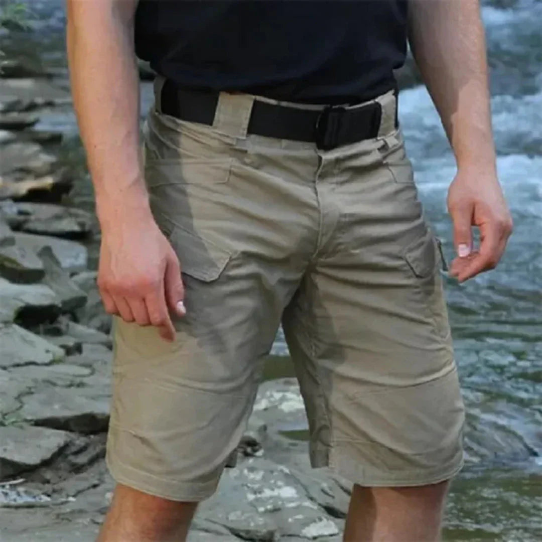 N&B DAMIAN™ | CARGOSHORTS MED 7 LOMMER OG GRATIS BELTE