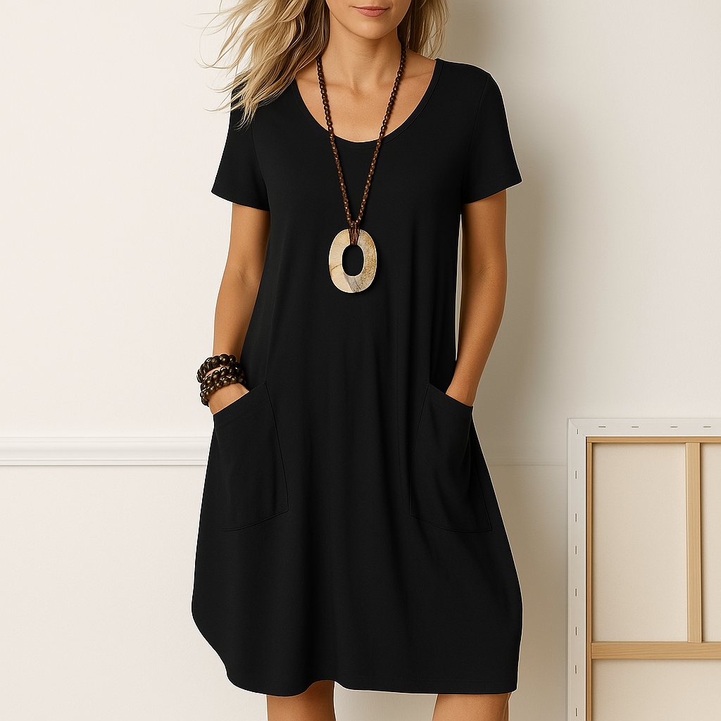 N&B ALMARA™| ELEGANT KJOLE MED DISKRET MAGEDEKNING