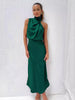 N&B™ Lydia™  | Lang kjole med halterneck