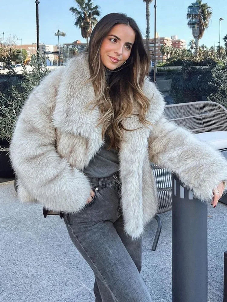 N&B FREYA™ | FAUX FUR JAKKE