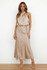 N&B™ Lydia™  | Lang kjole med halterneck