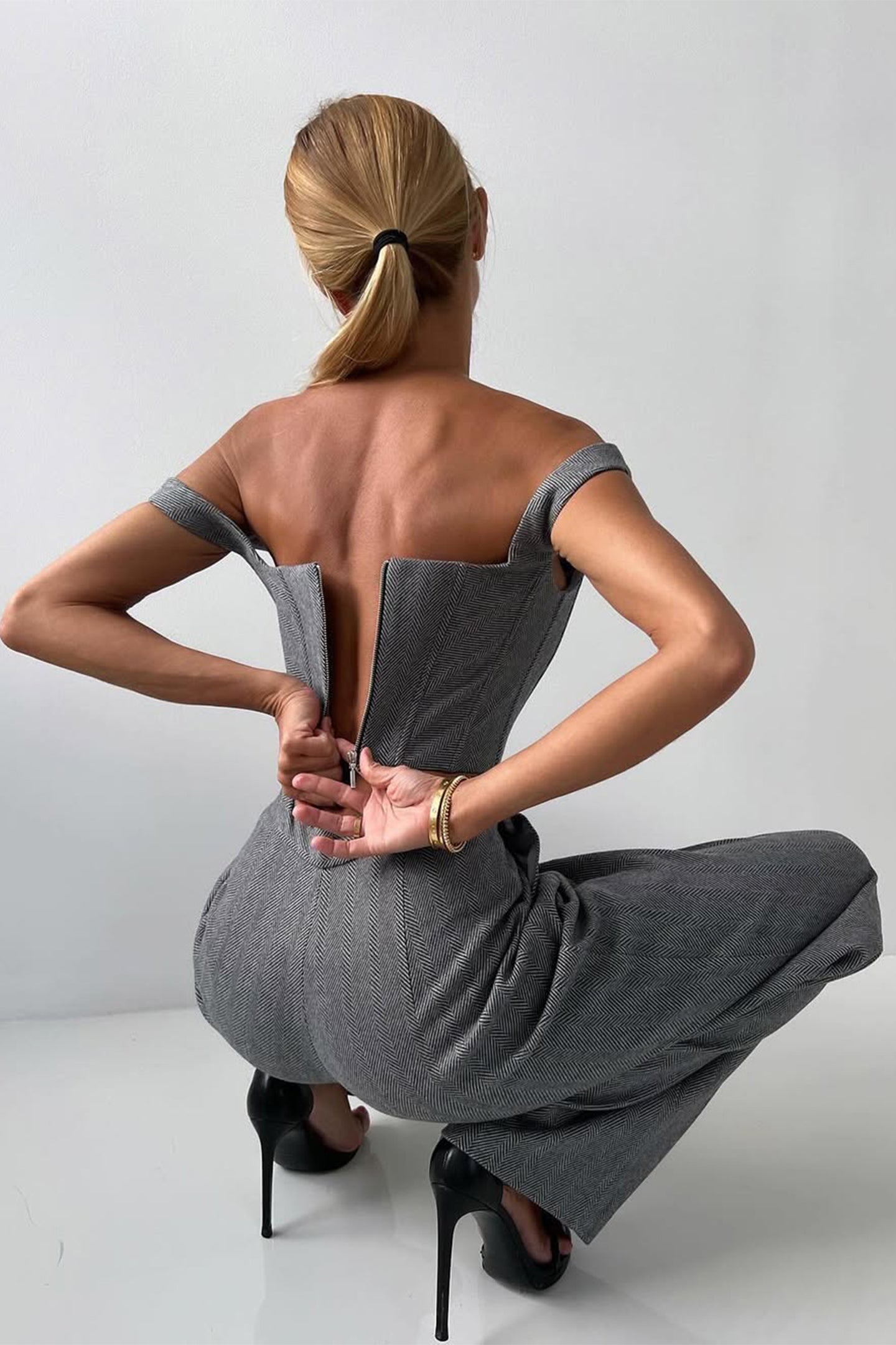 N&B Dolce™ | Tredelt sett med dobbeltradet blazer