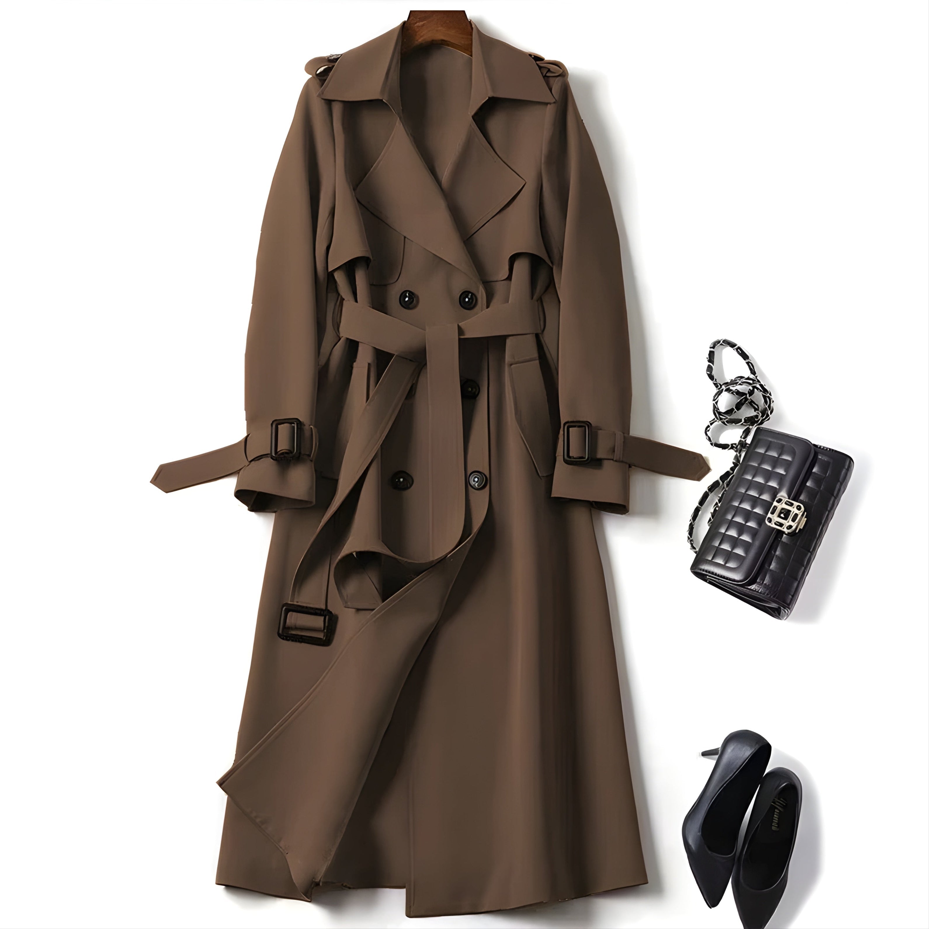 N&B VESPARA™ | ELEGANT TRENCHCOAT