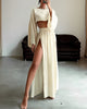 N&B SARA™ | CHIC SLIT TODELT SETT I LIN