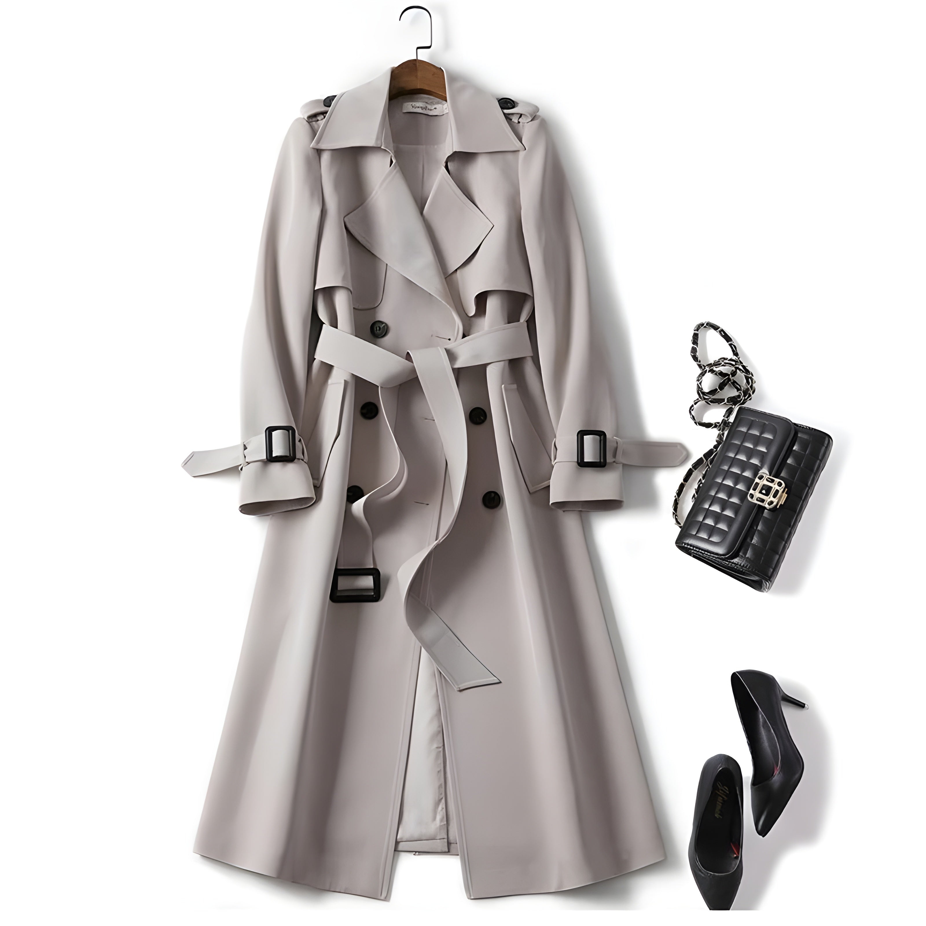 N&B VESPARA™ | ELEGANT TRENCHCOAT