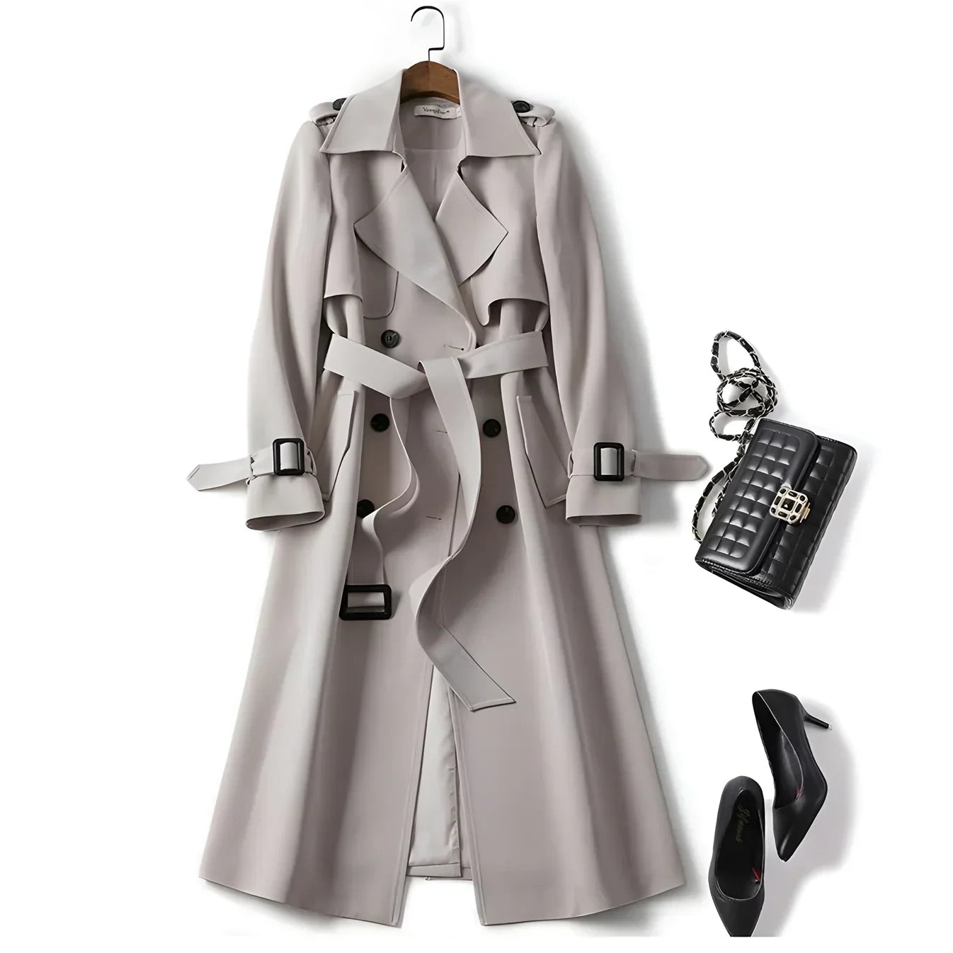 N&B VESPARA™ | ELEGANT TRENCHCOAT