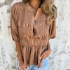 N&B Aukje™ | Chic bluse i Ibiza-stil