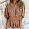 N&B Aukje™ | Chic bluse i Ibiza-stil