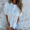 N&B Aukje™ | Chic bluse i Ibiza-stil