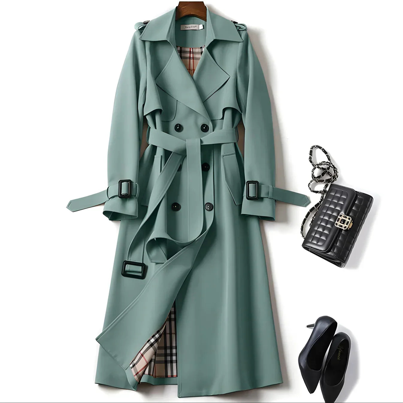 N&B VESPARA™ | ELEGANT TRENCHCOAT